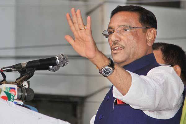 পরিবহন ও সেতুমন্ত্রী ওবায়দুল কাদের