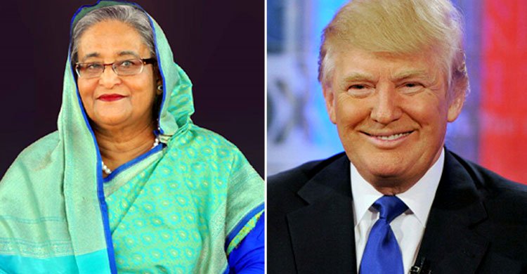 রোহিঙ্গা সঙ্কটে পাশে আছি হাসিনাকে ট্রাম্প 1