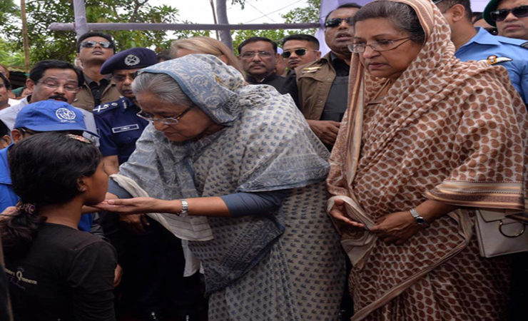 রোহিঙ্গাদের পাসে আছেন প্রধানমন্ত্রী