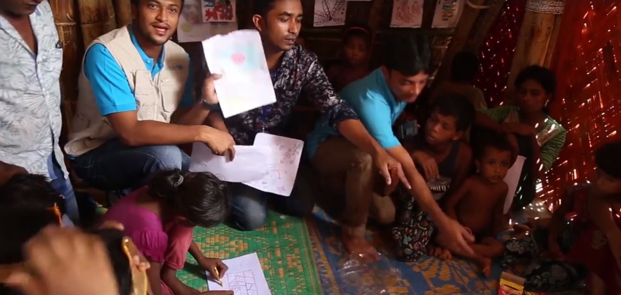 রোহিঙ্গাদের সাহায্যে এগিয়ে আসতে সাকিবের আহ্বান