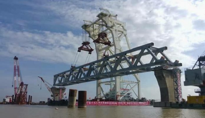 আগামী ১৫ ডিসেম্বর বসছে পদ্মা সেতুর দ্বিতীয় স্প্যান