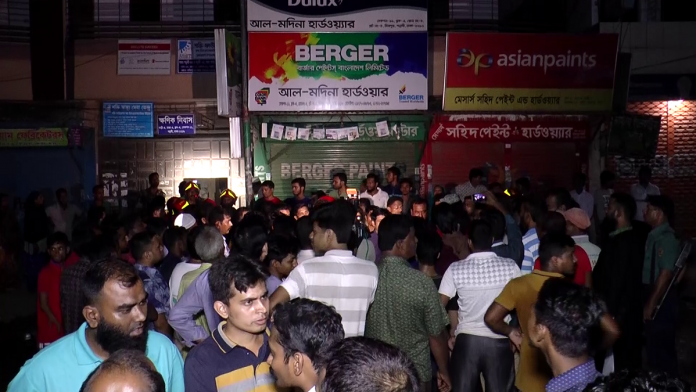 গ্যাস লাইনে বিস্পোরণ