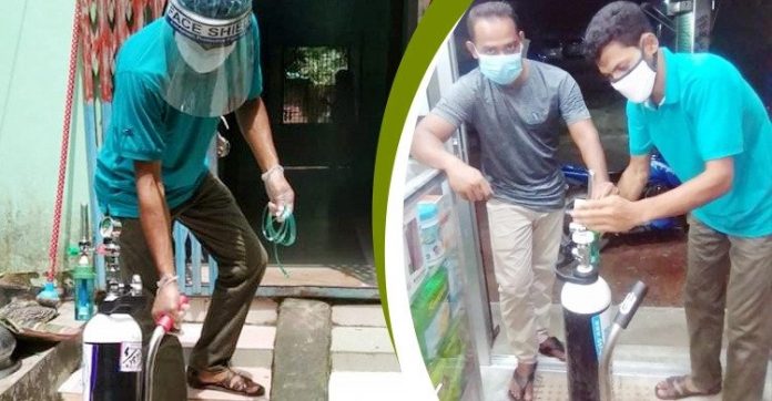 করোনা পরিস্থিতিতে অক্সিজেন চাহিদা মেটাতে ছুটছেন 'চবি' শিক্ষার্থী