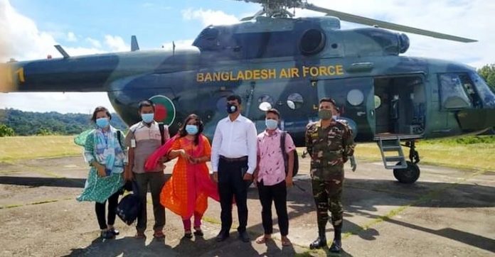 দুর্গম পাহাড়ে হেলিকপ্টার-যোগে পৌঁছাবে টিকার দ্বিতীয় ডোজ