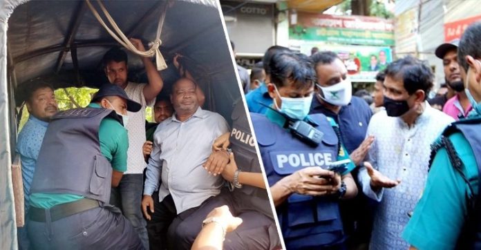 পুলিশের সাথে বিএনপির নেতাকর্মীদের সংঘর্ষে গ্রেফতার ৭