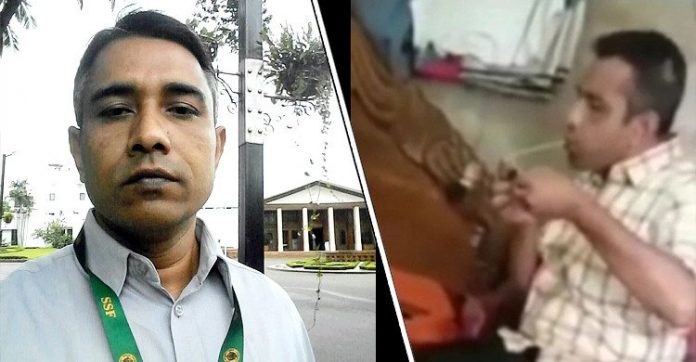 ব্রাহ্মণবাড়িয়ায় এলজিইডি এর উপ-সহকারীর মাদক সেবনের ভিডিও ভাইরাল